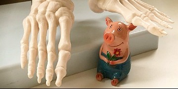 Das Glücks-Schweinchen für die Physiotherapieschüler des bfz Augsburg Viel Glück für die Physio-Azubis des bfz Augsburg